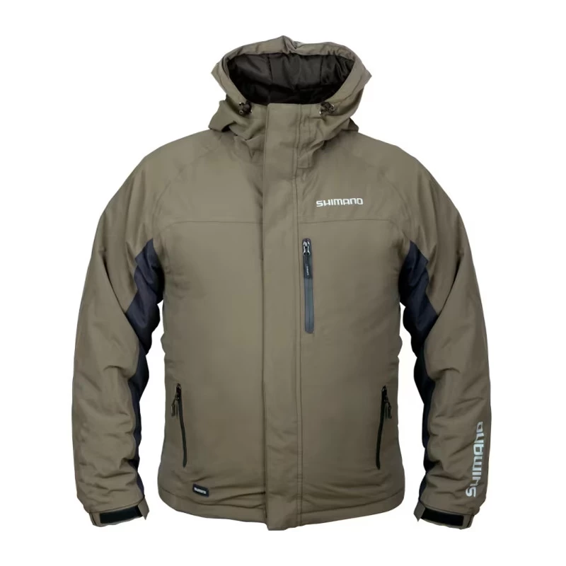 Shimano Wear Rain Jacket Padded Green