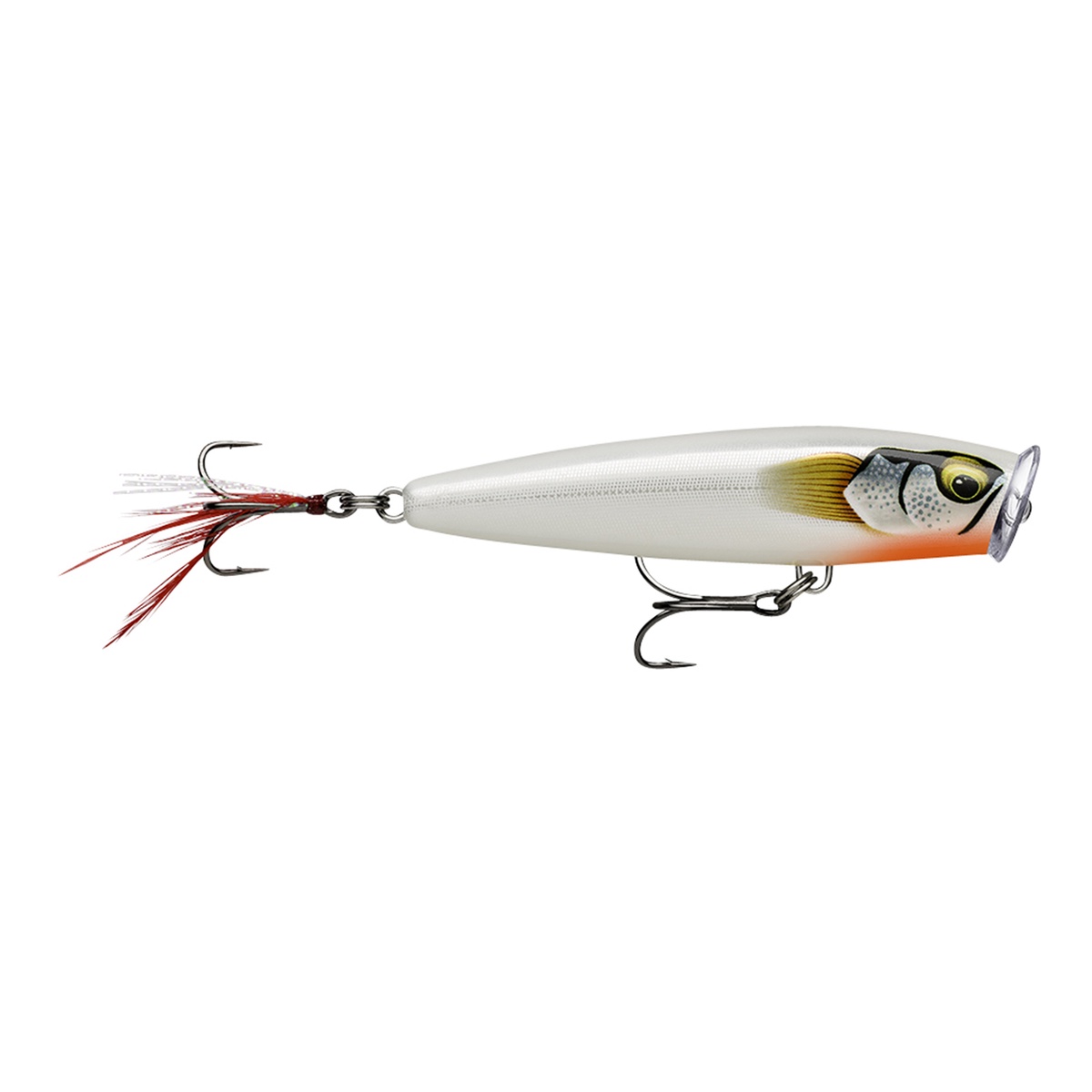 Rapala Skitter Pop Elite 75 Gilded Glass Ghost