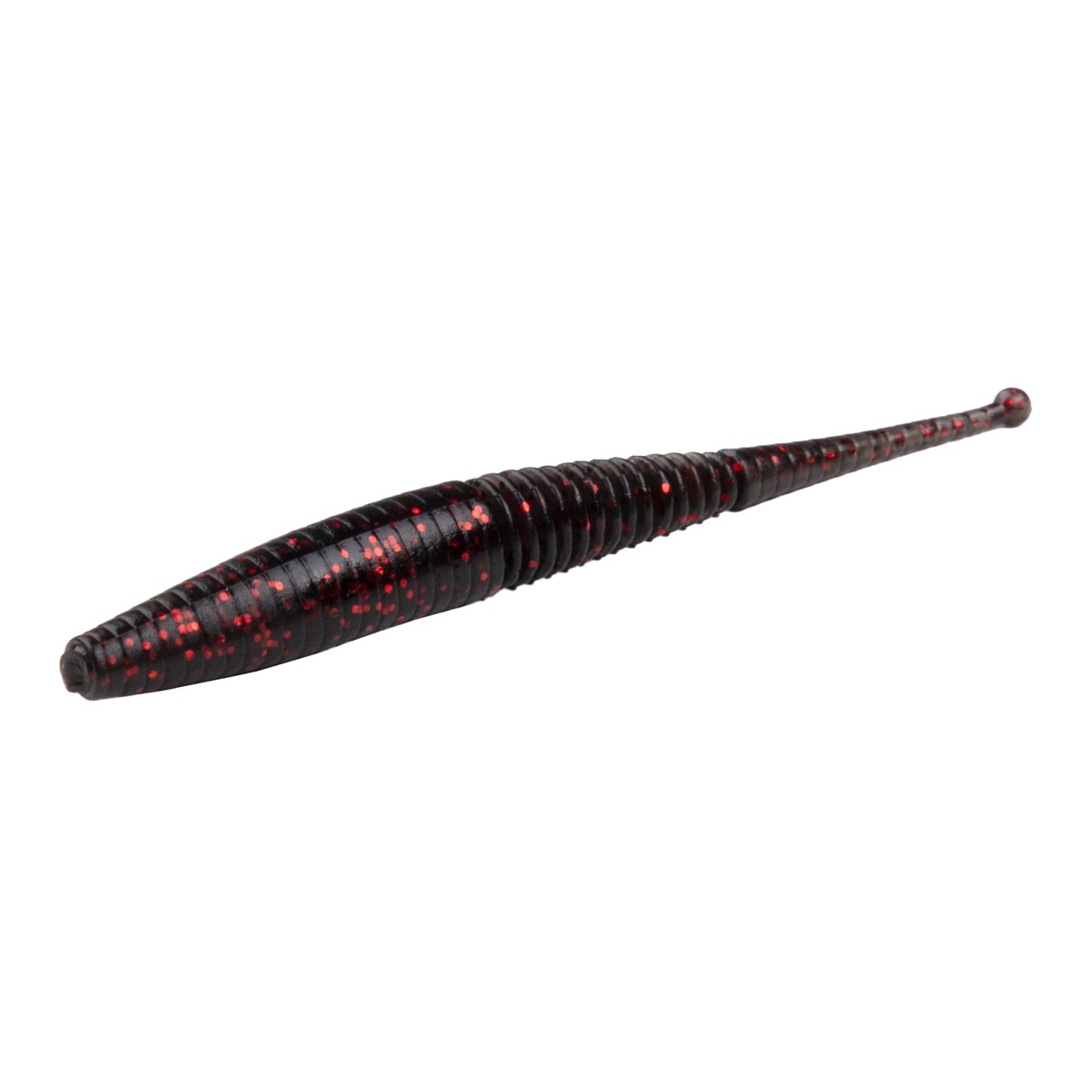M-Craft Wiggly Worm 75mm Motoroil Fire