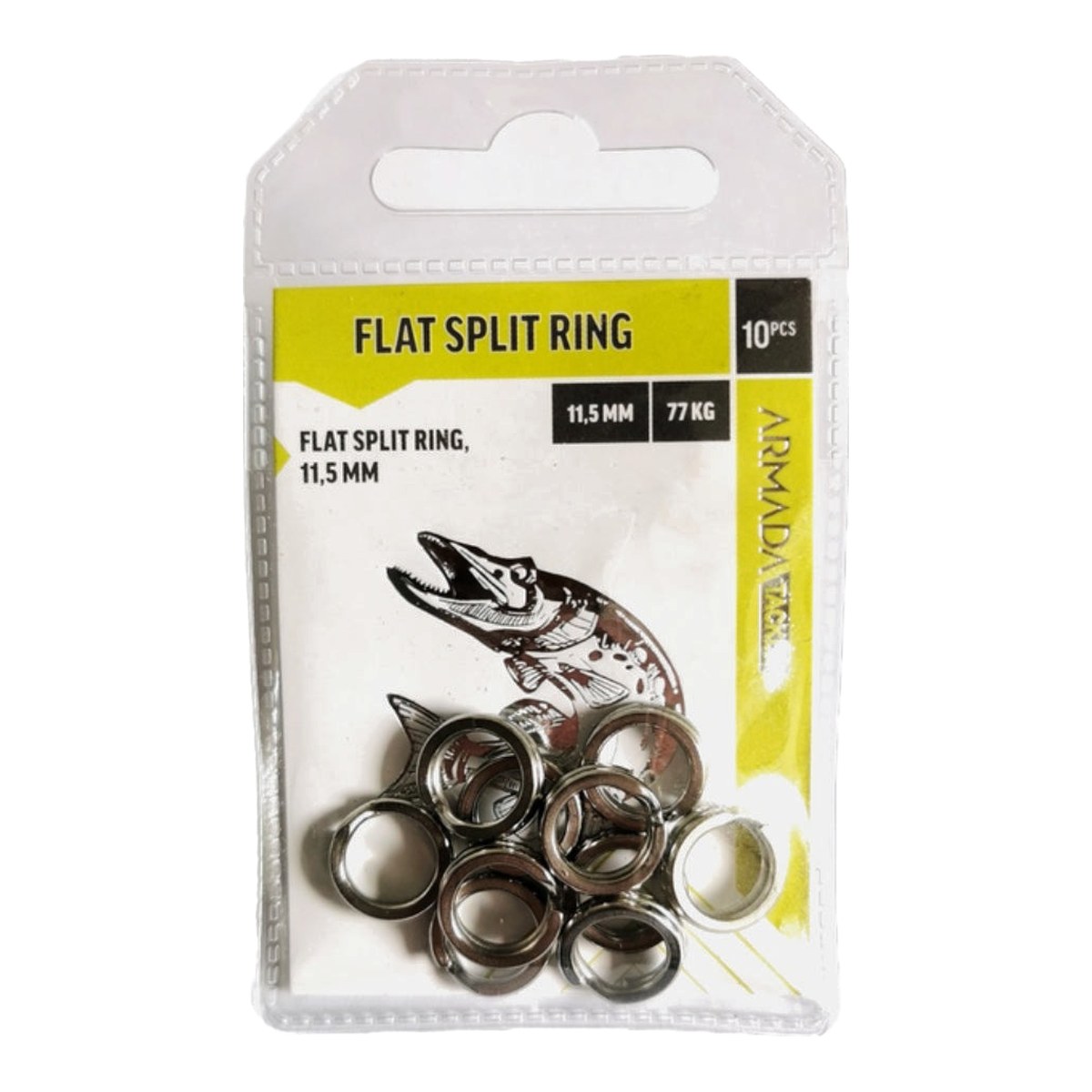 Armada Flat Split Ring platt fjäderring 11,5 mm