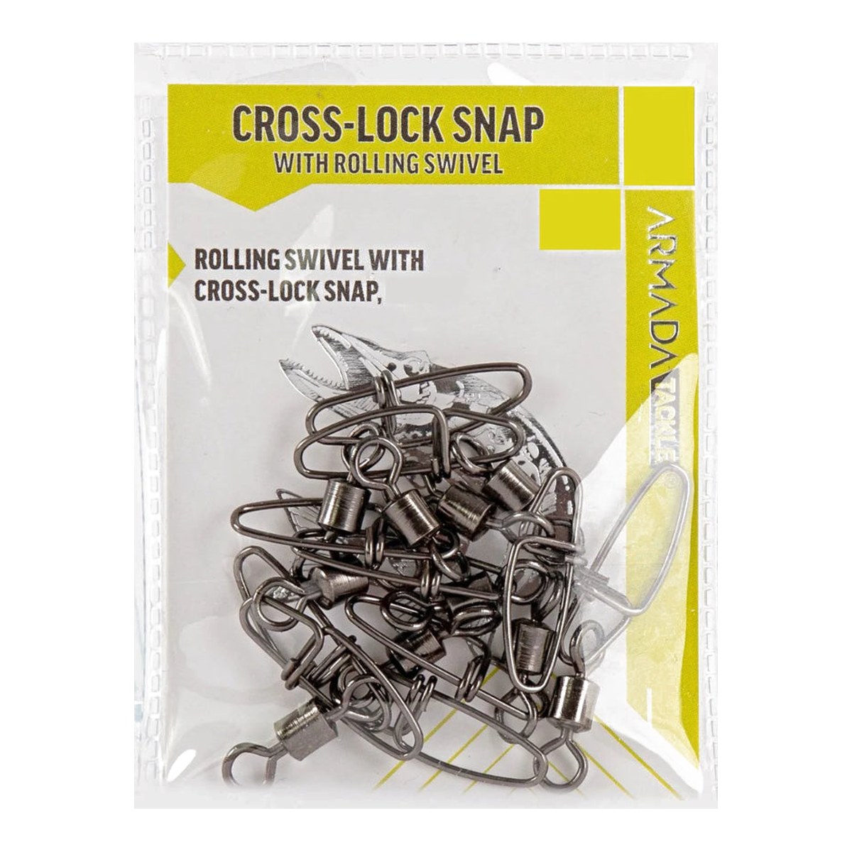 Armada Rolling Swivel Cross-Lock beteslås med lekande