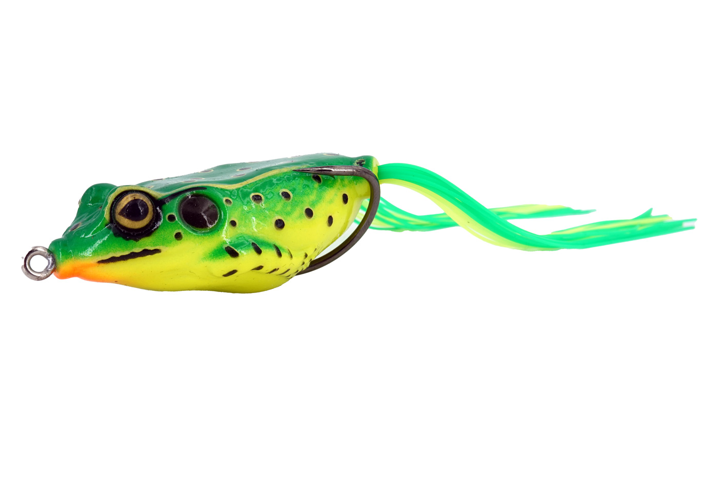 Bite of Bleak Hollow Frog ytbete – weedless groda med dubbelkrok för gädda och abborre