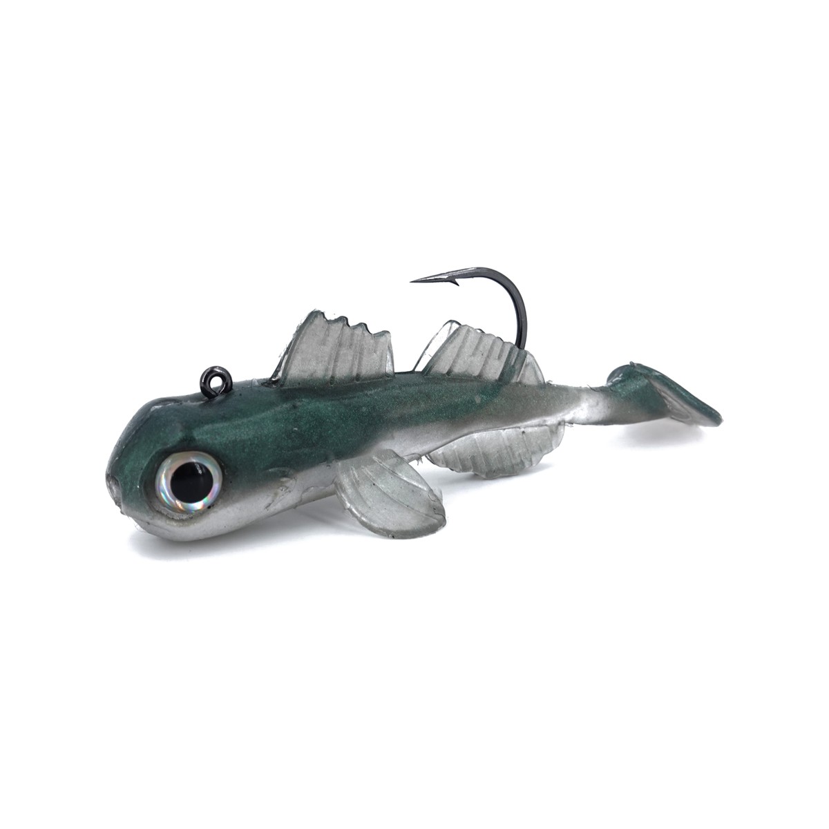 Bite of Bleak Hover Jig riggad i ett gummibete som fiskimitation