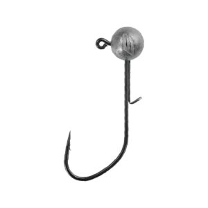 BKK Hyperlatch Round Head jiggskalle med rund skalle, bred krokböj och betshållare