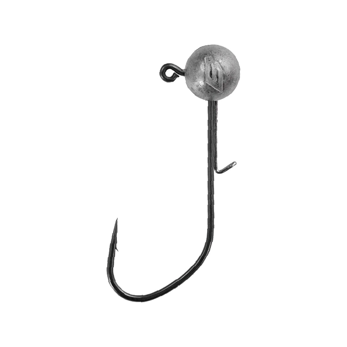 BKK Hyperlatch Round Head jiggskalle med rund skalle, bred krokböj och betshållare