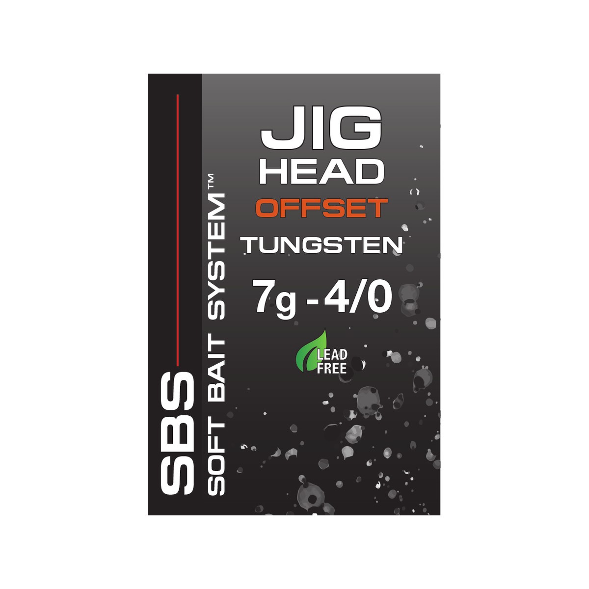 Darts Jighead Offset Tungsten jiggskalle i SBS-förpackning