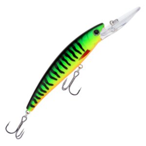 Hurricane Grimner Deep 9 cm i Fire Tiger – wobbler från Hurricane