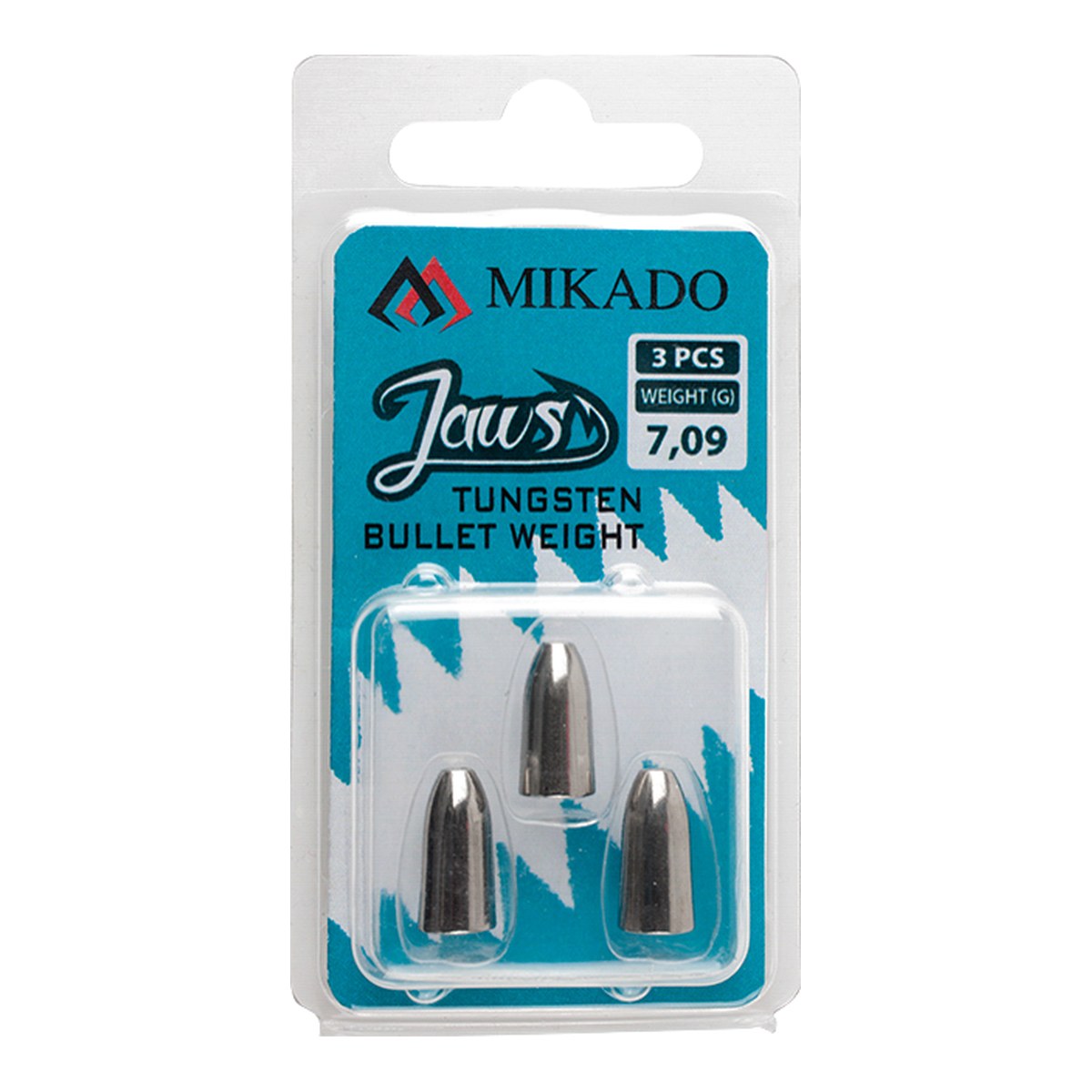Mikado Jaws Tungsten Bullet i förpackning