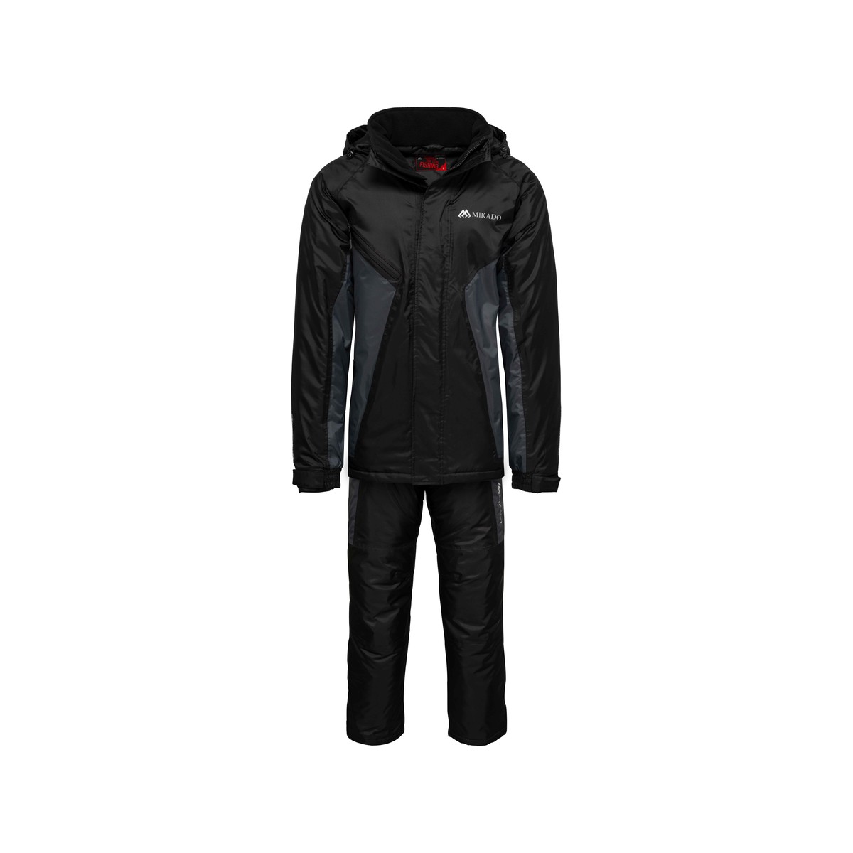 Mikado Winter Suit UMB-273 svart vinterset med jacka och hängselbyxa